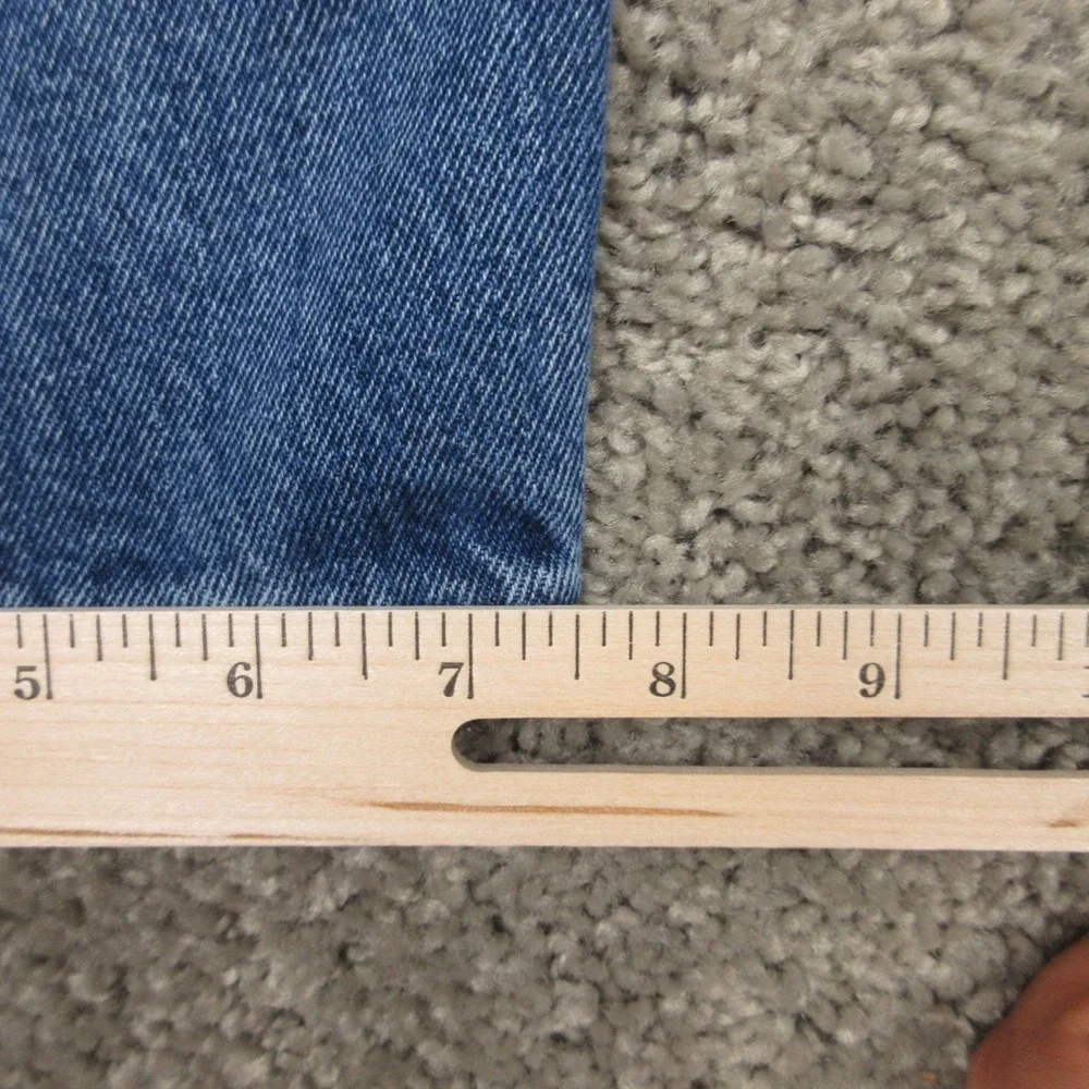 Levis Jeans Mens 29x30 Blue 505 Regular Straight Stone Wash Zip Fly Denim Pants